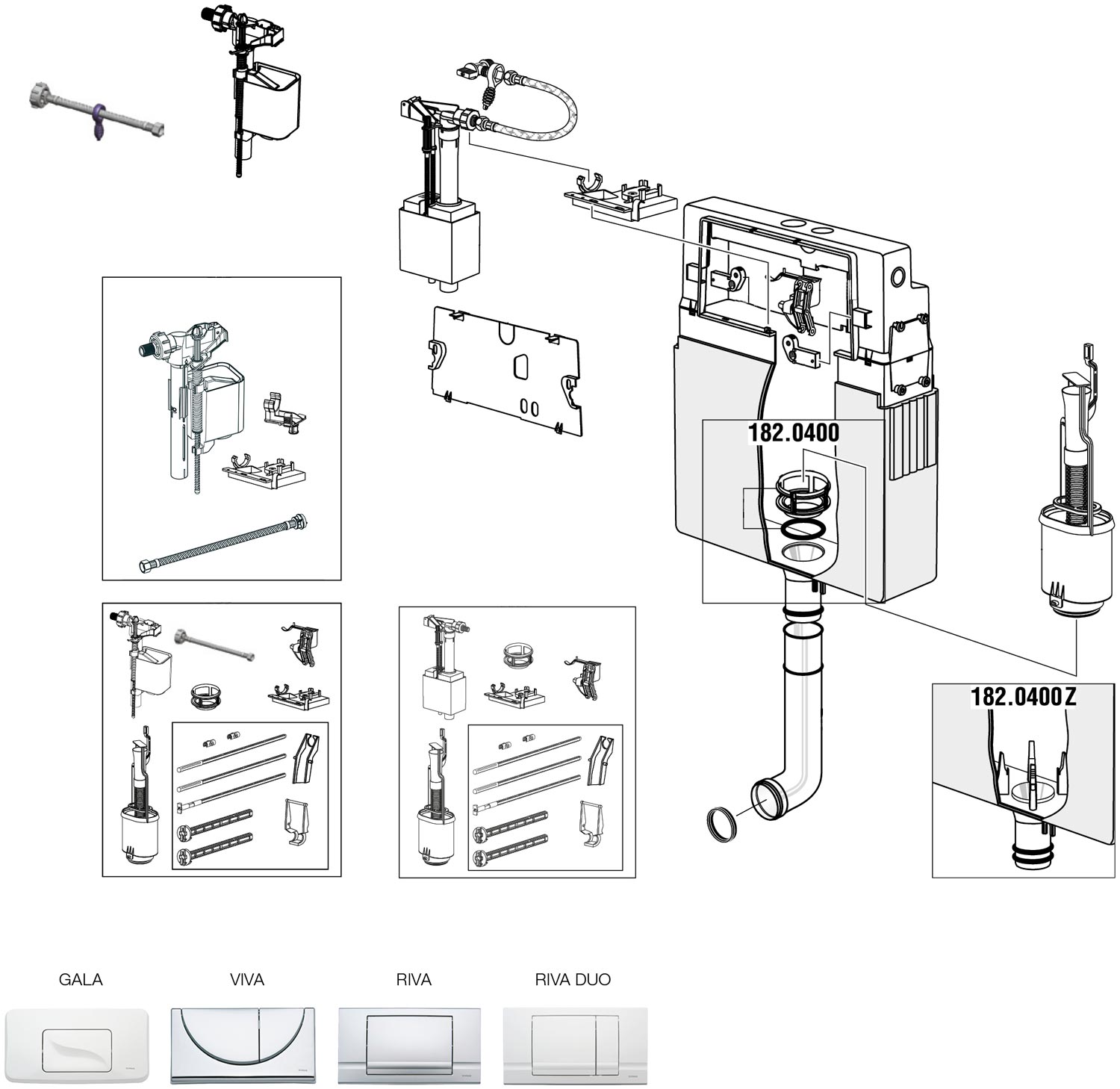 Schwab UP 182 manufacturer exploded parts diagram