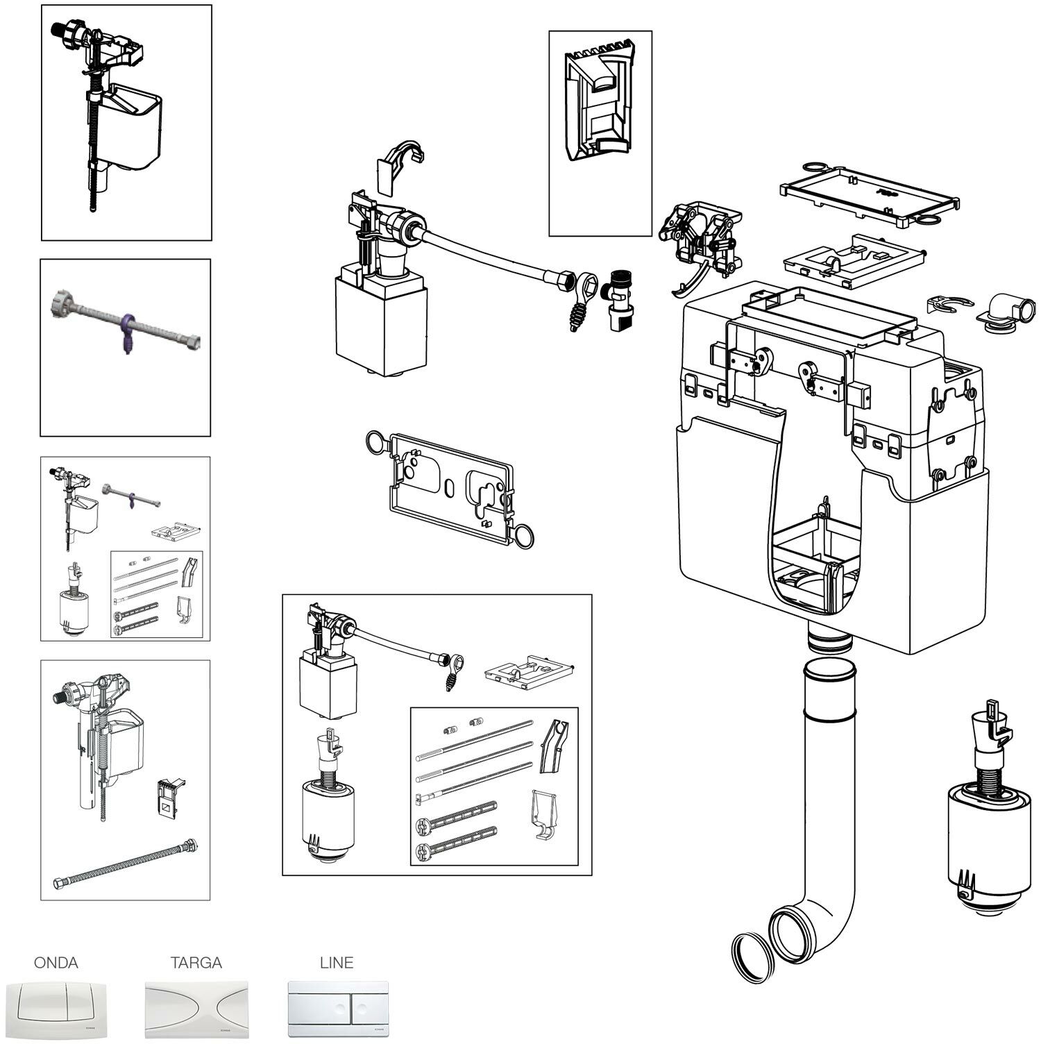 Schwab UP 187 manufacturer exploded parts diagram