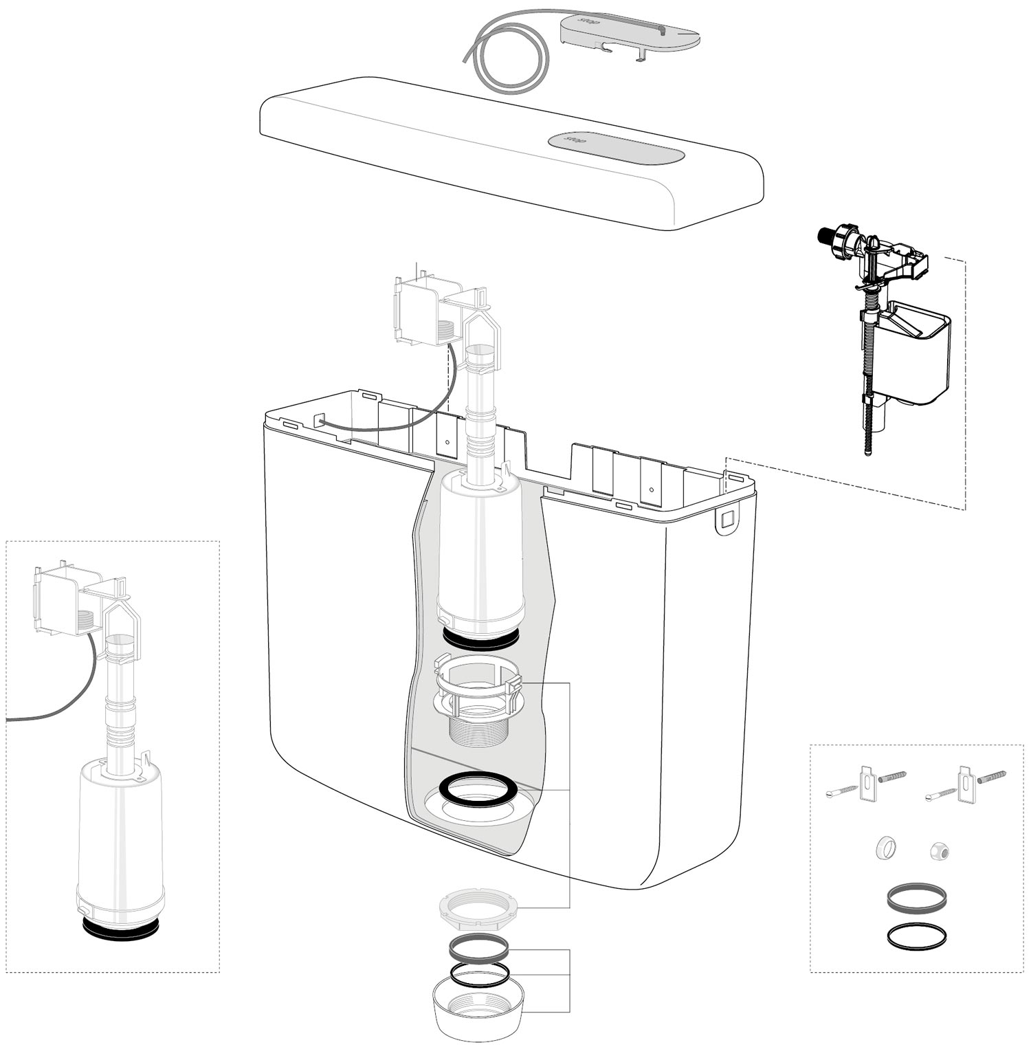 Schwab AP164 Pneumatic manufacturer exploded parts diagram