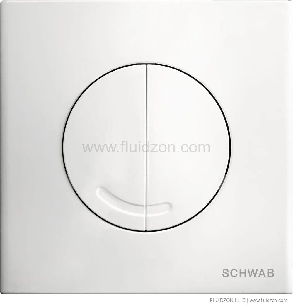 Flushing plate VERIA DUO, white, article 4060414601