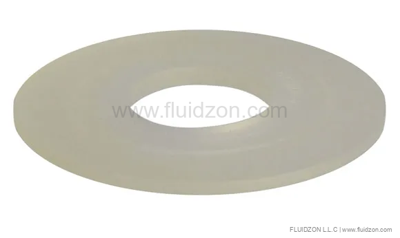 Flange gasket for flush valve