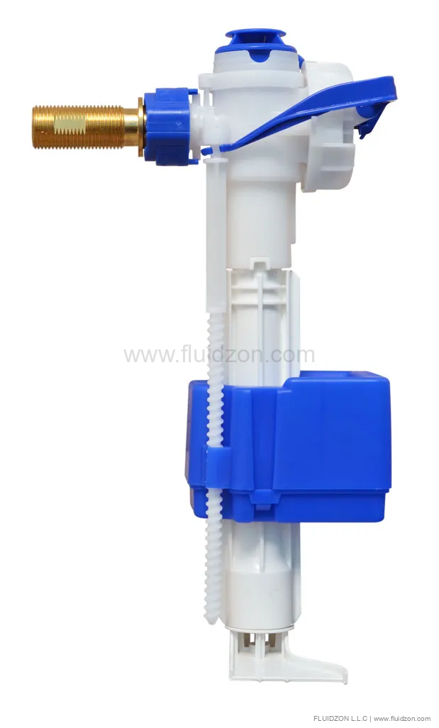 Fill valve 747 G 3/8 brass, with holder, article 747E-036-P20