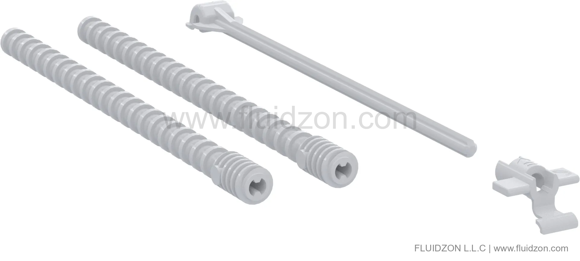 Set of fixation pins and control pins for XS, 380, 3800 FI plates