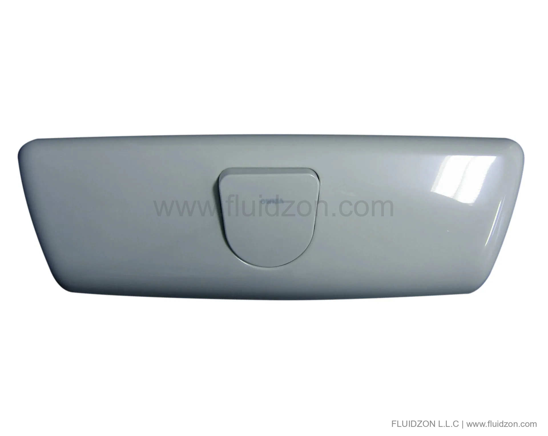 Cistern cover with a function button, manhattan