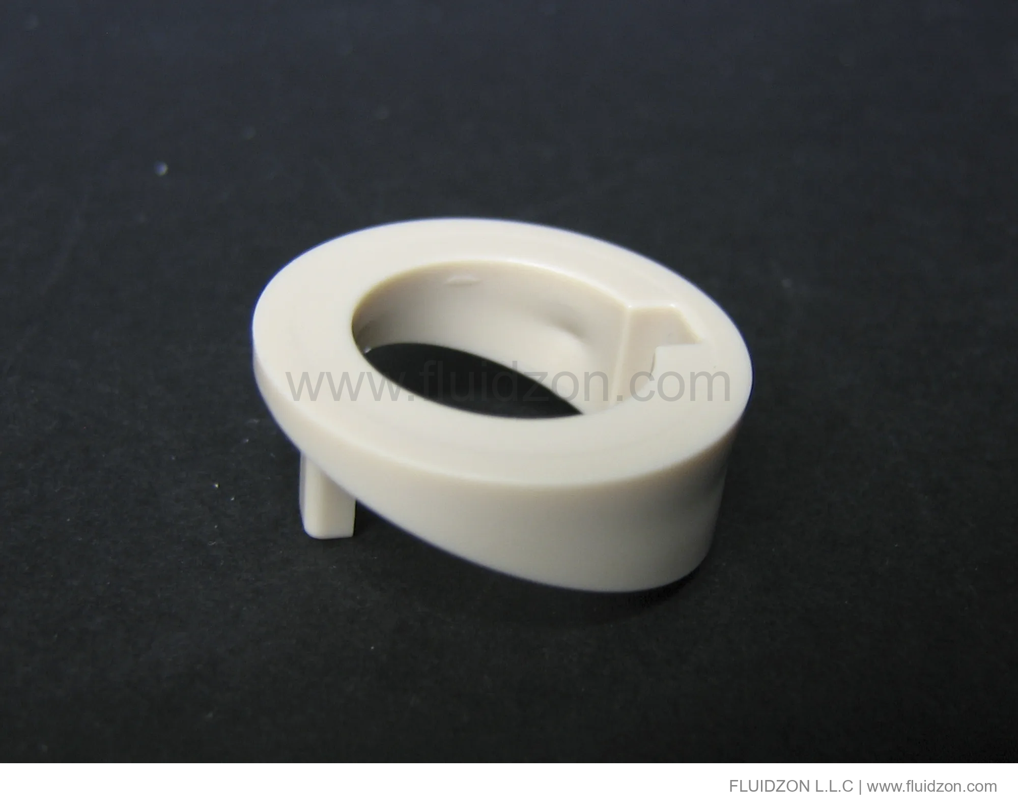 Fixation ring, beige