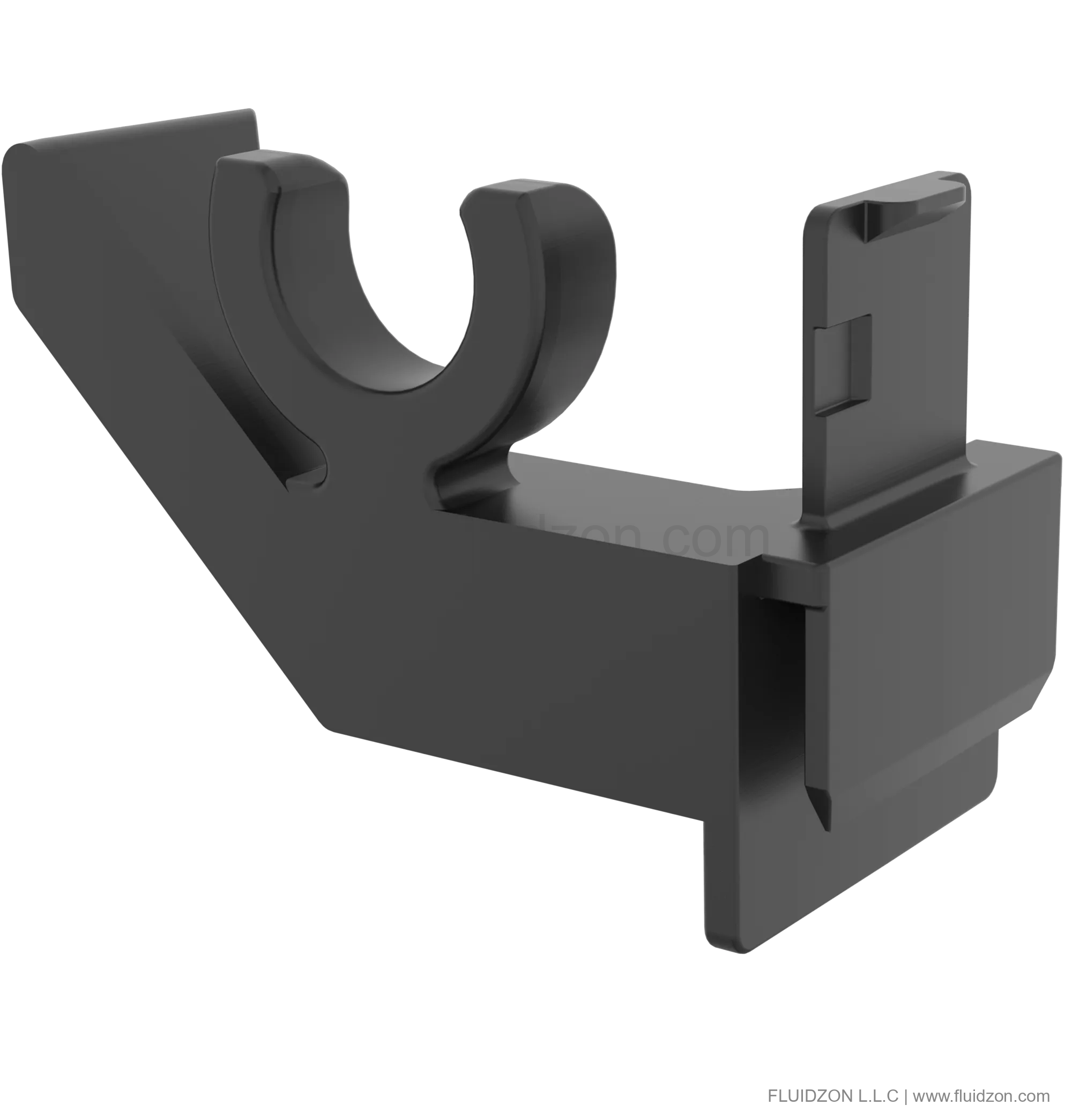 Valve support hook, right